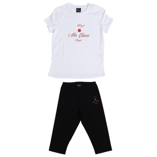 Target Παιδικό σετ Single Jersey & Cotton Elastan ''Cherry''